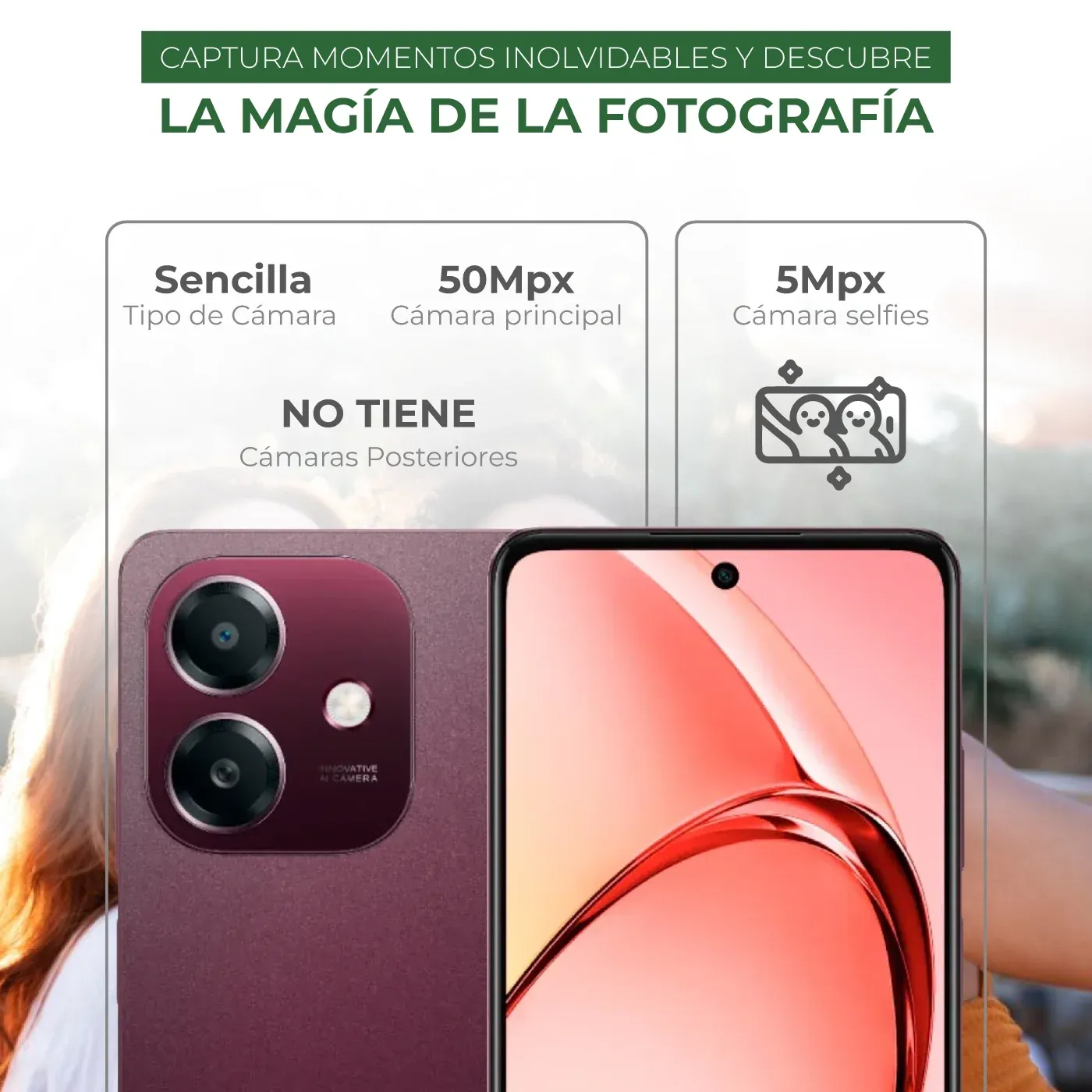 Celular OPPO A40 4+256GB Café + Audífonos Alambricos - REF 26571