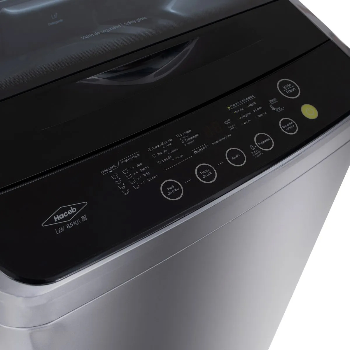 Lavadora HACED  Digital  LAV 8,5 KG PF D GR - REF 17977