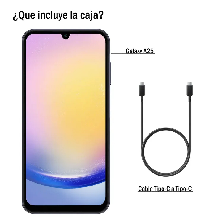 Celular SAMSUNG Galaxy A25 5G 8+256GB Amarillo – REF 26330