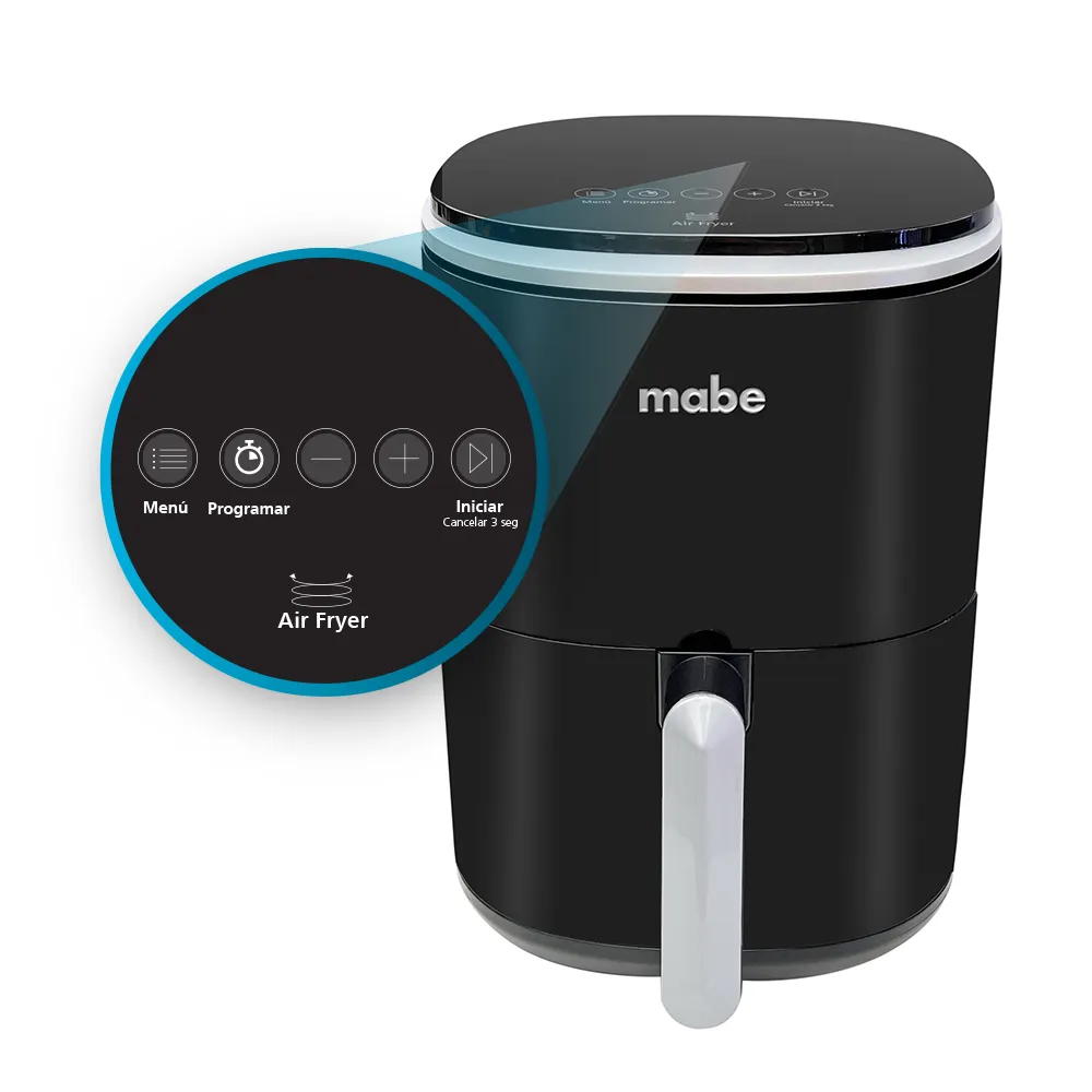 Freidora de Aire Digital 3.8 Litros Negro Mabe - AFM38DN - REF 23237
