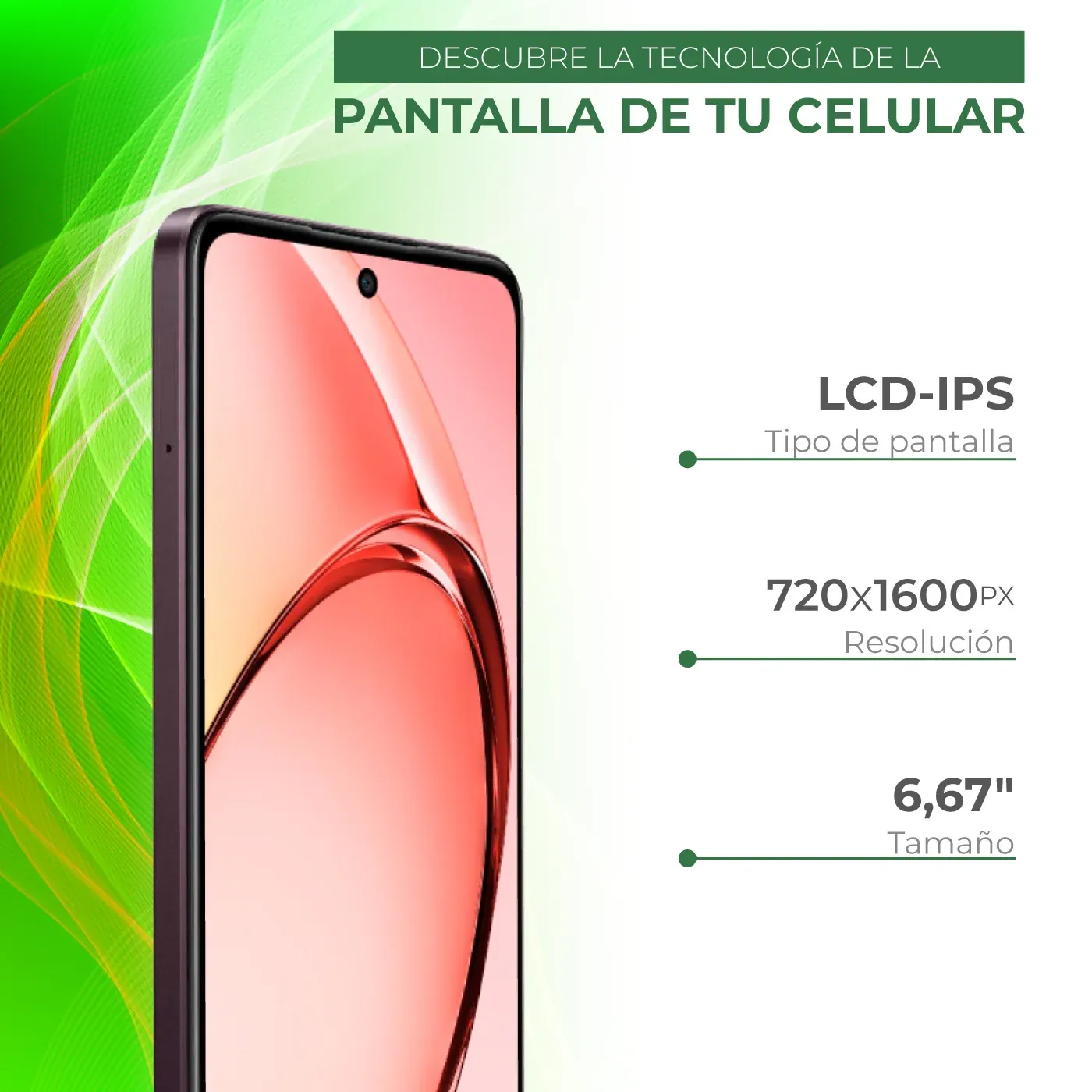 OPPO A58 8+256GB Negro + Audífonos Alambricos – REF 26572