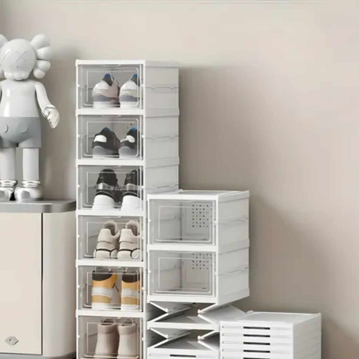 Estante Plegable Para Zapatos X6 Niveles