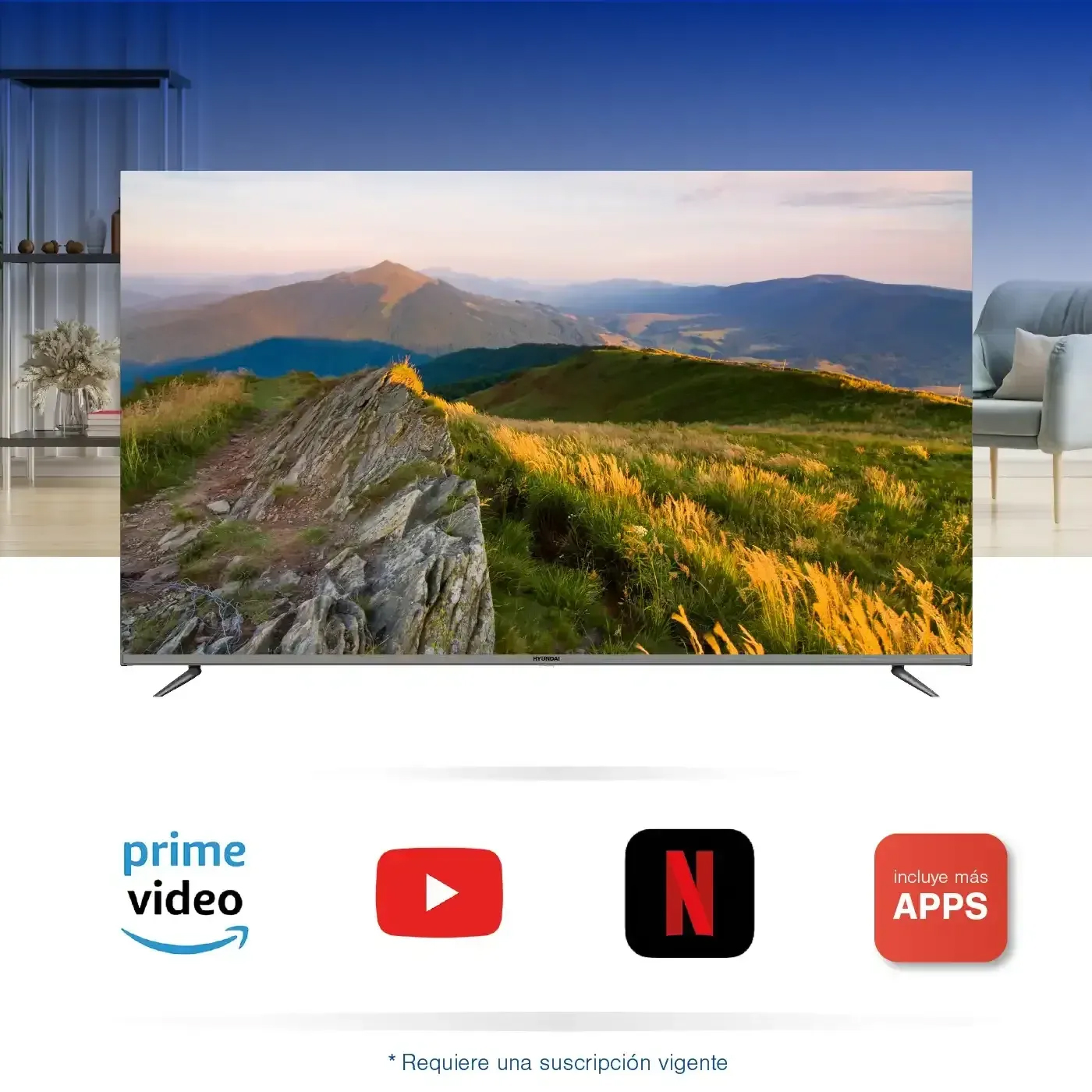 Siente la diferencia en cada escena | TV HYUNDAI 60" 4K UHD Smart TV WEBOS