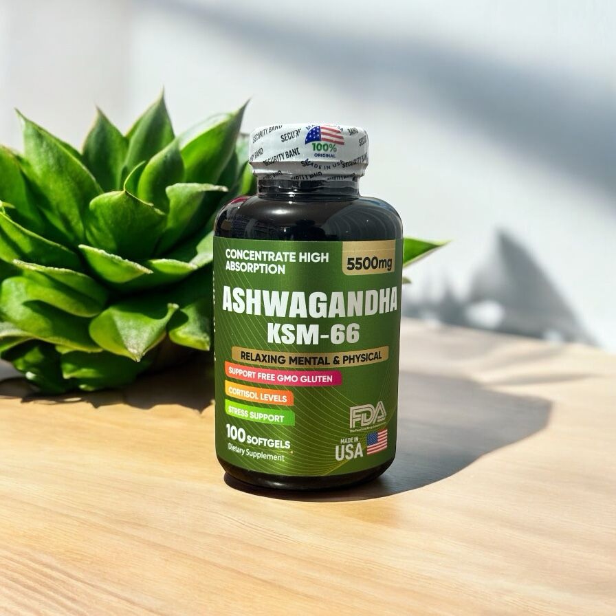 ASHWAGANDHA KSM-66 5500 MG SOFTGELS